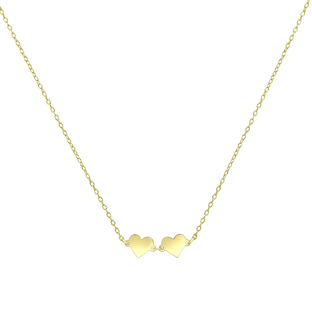 Colier-L614-corectat Collar 2 Corazones - Imagen 1