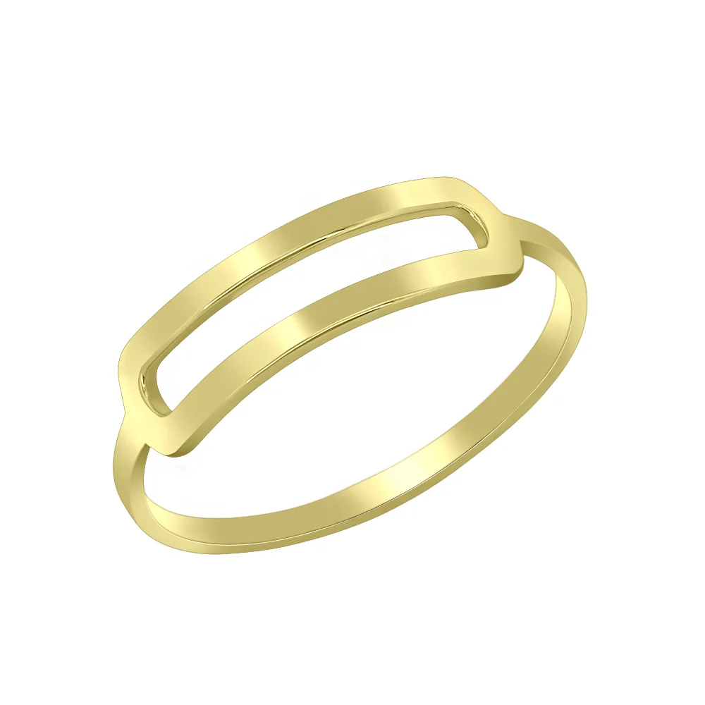Inel-din-aur-minimalist Anillo Liso - Imagen 1